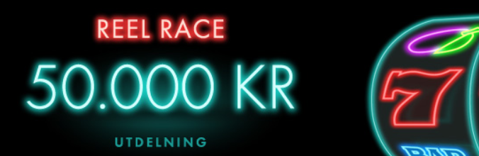 Reel Race - slots turnering med 50,000 kr i potten hos Bet365