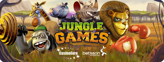 Jungle Games lanseras hos Betsson och Casino Euro